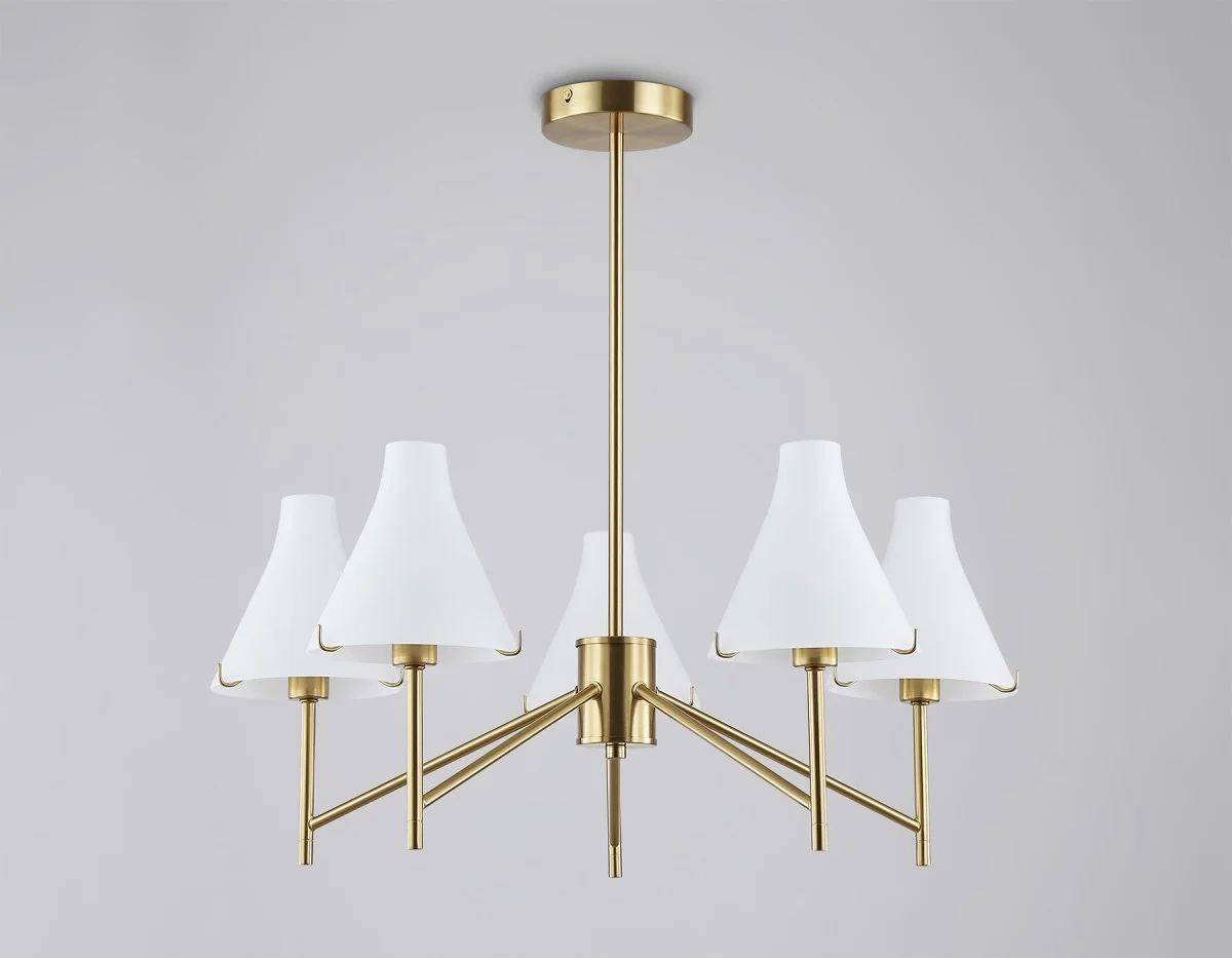 картинка Люстра со стеклянными плафонами на штанге LH57133