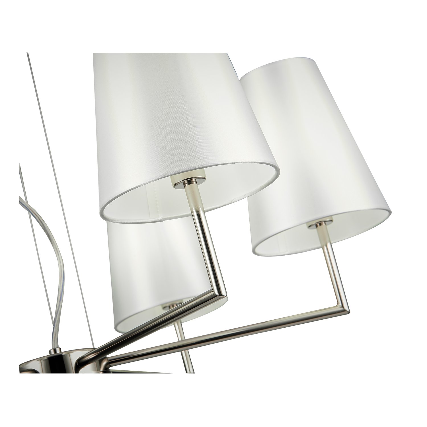 картинка SLE105903-06 Светильник подвесной Никель/Белый E14 6*40W