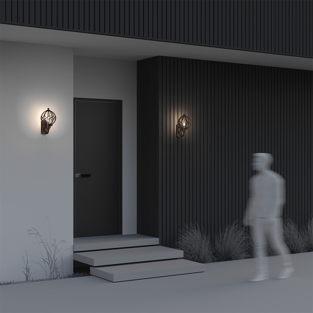 картинка Настенный светильник (бра) Outdoor O024WL-01G