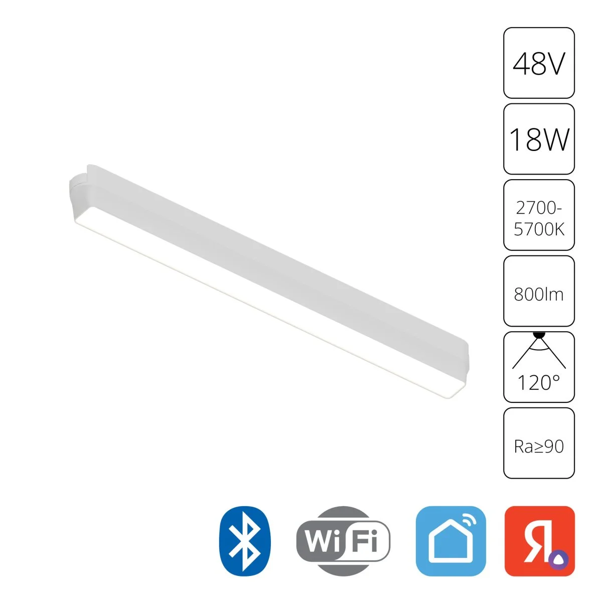 картинка Магнитный трековый светильник Arte Lamp RAPID SMART A2968PL-1WH