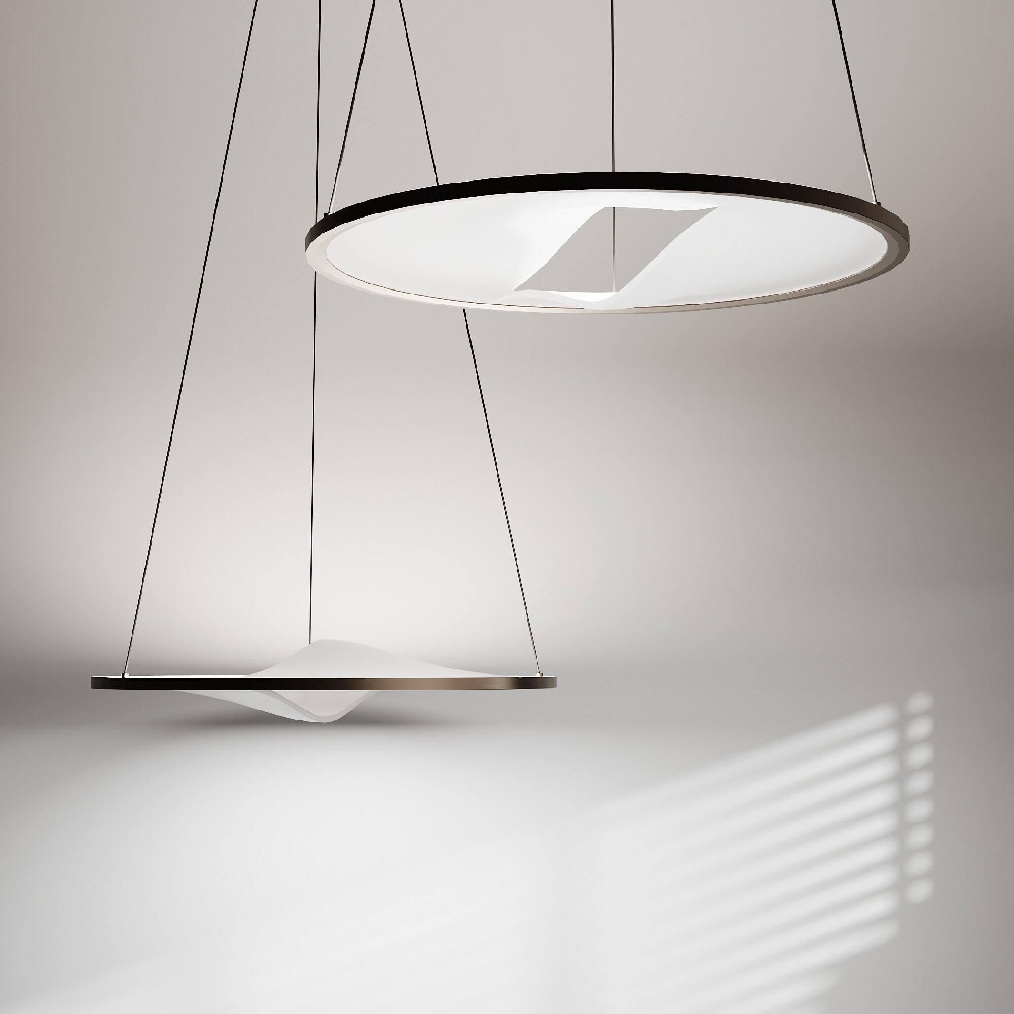 картинка Подвесной светодиодный светильник 40026/1 LED серый