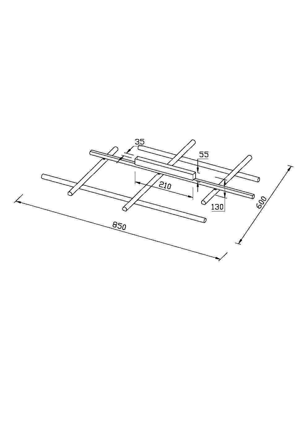 картинка Потолочный светильник Maytoni MOD278CL-L50G3K