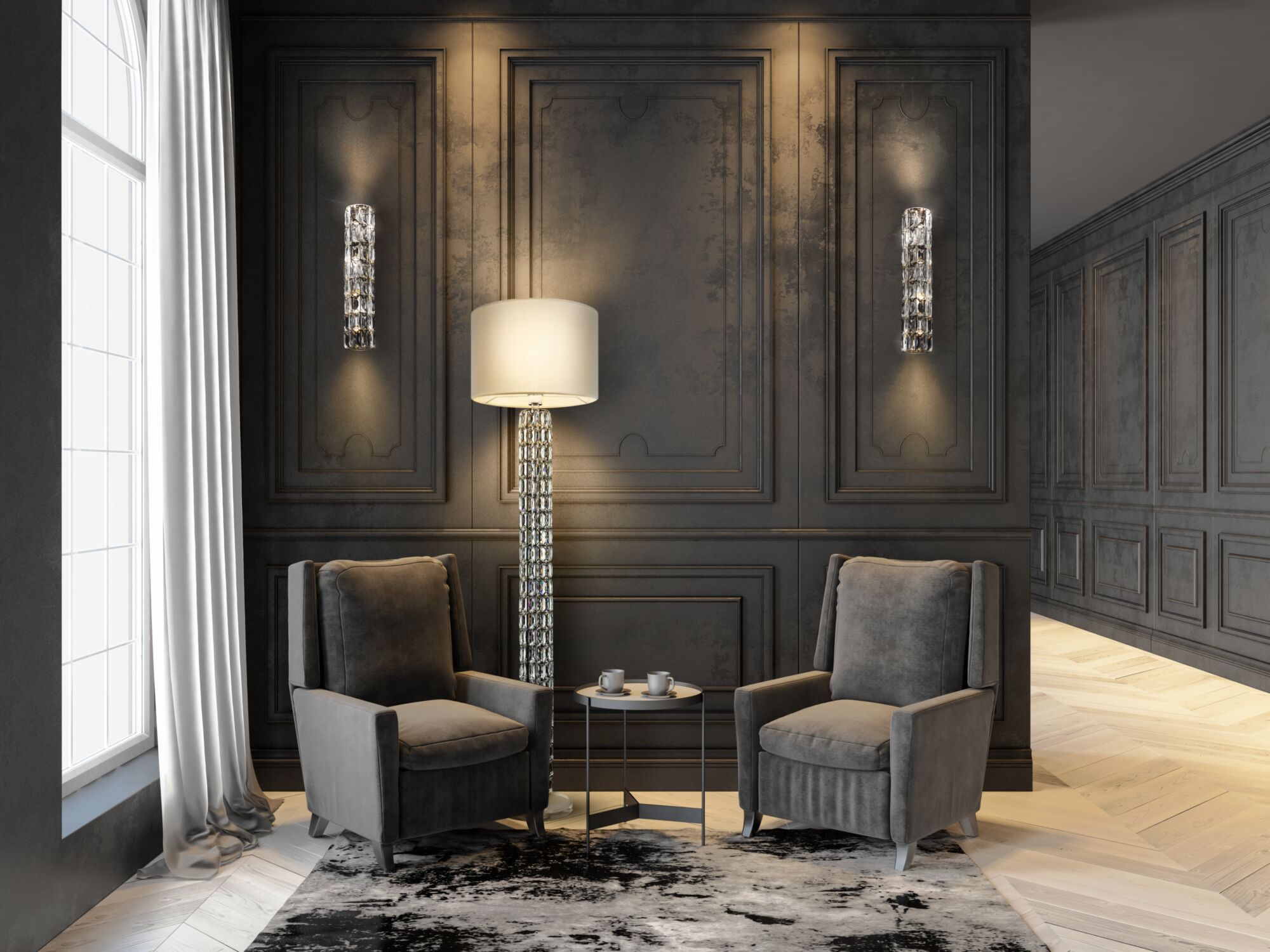 картинка Настенный светильник (бра) Maytoni DIA008WL-02CH