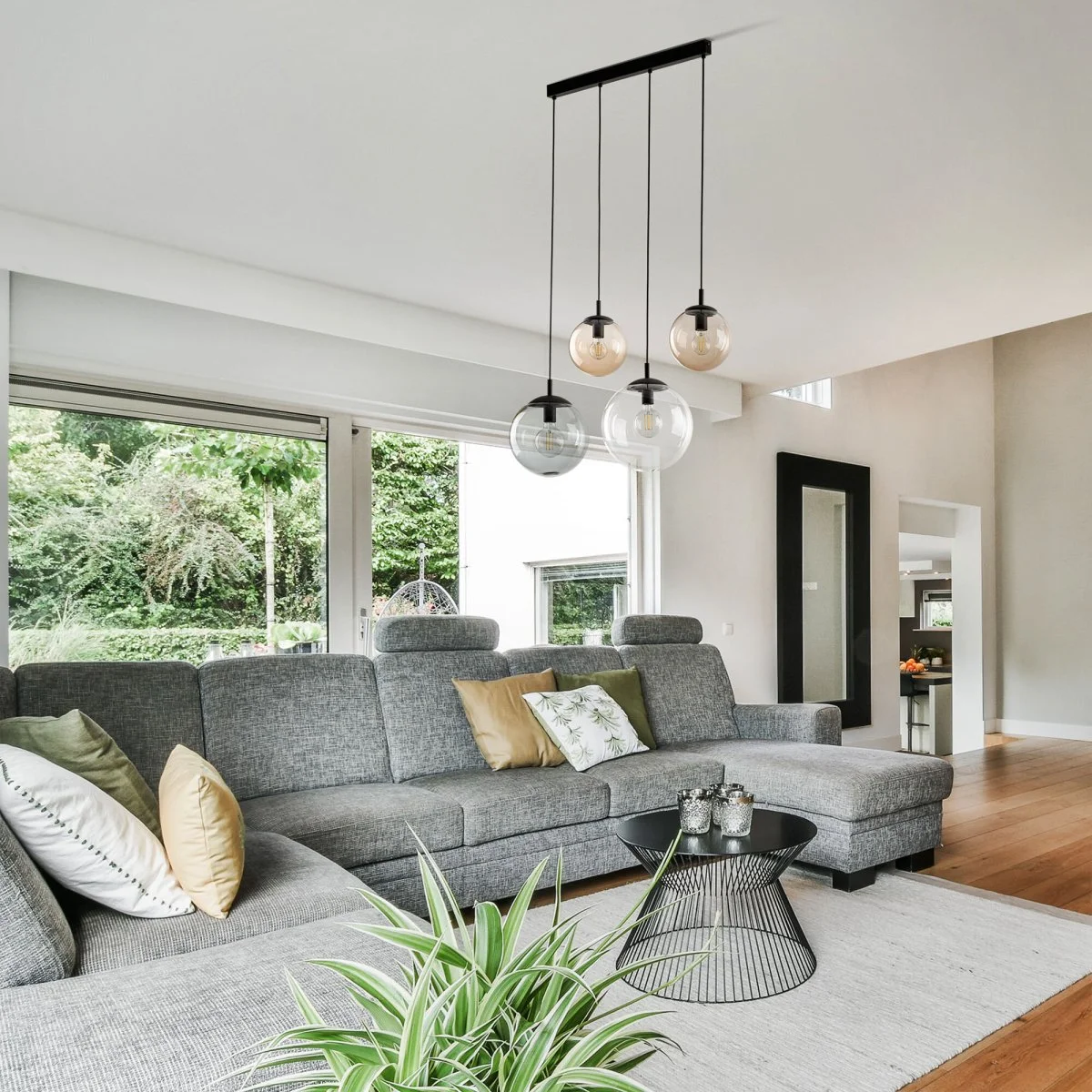 картинка Подвесной светильник со стеклянными плафонами 4795 Esme