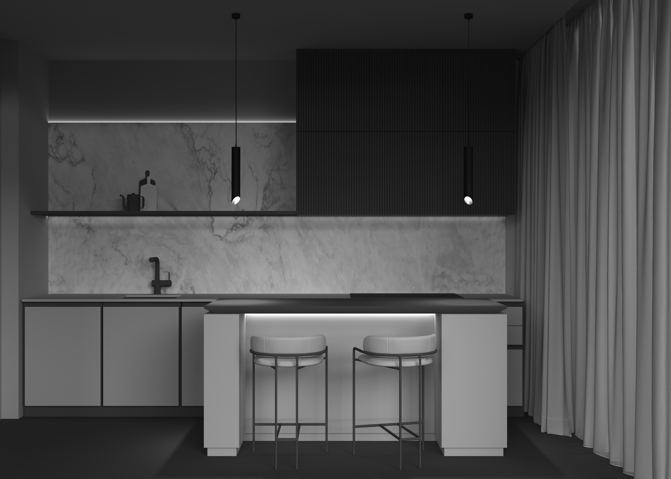 картинка Подвесной светильник Technical P044PL-01-30GU10-B