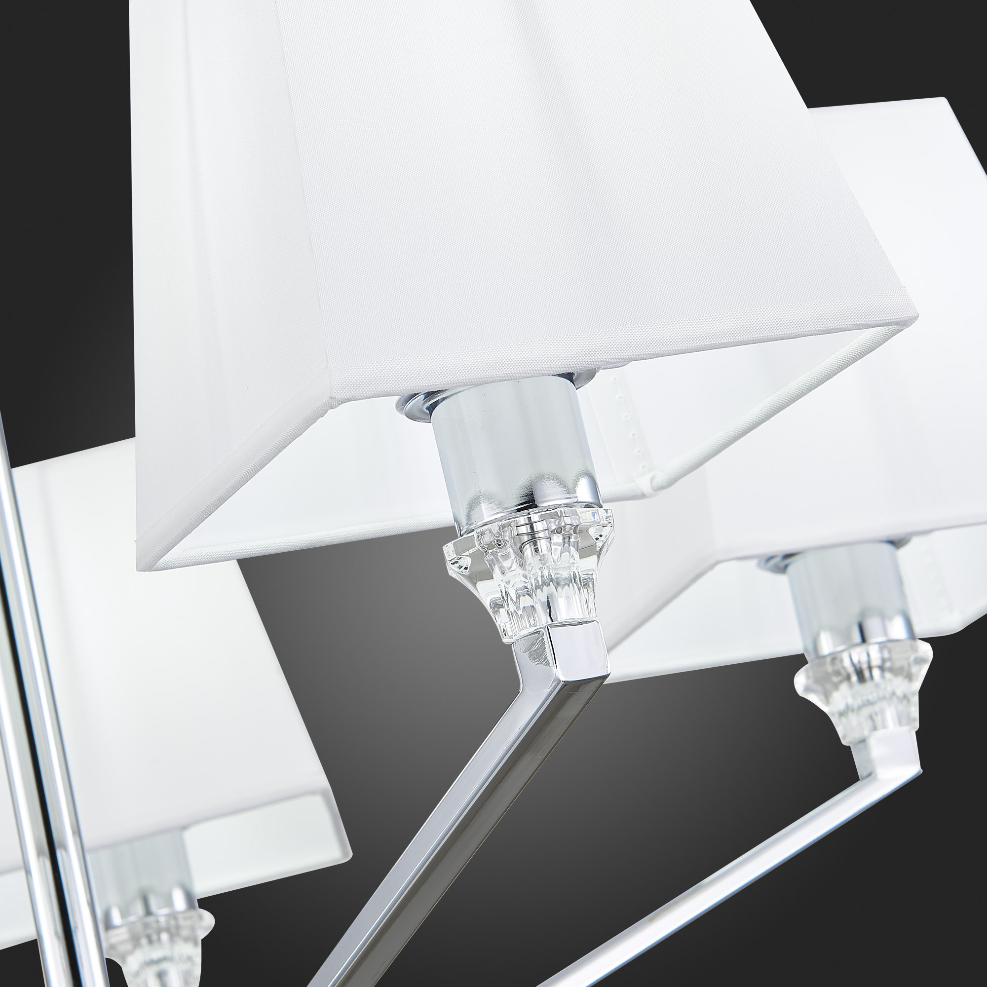 картинка SLE107602-05 Светильник потолочный Хром/Белый E14 5*40W