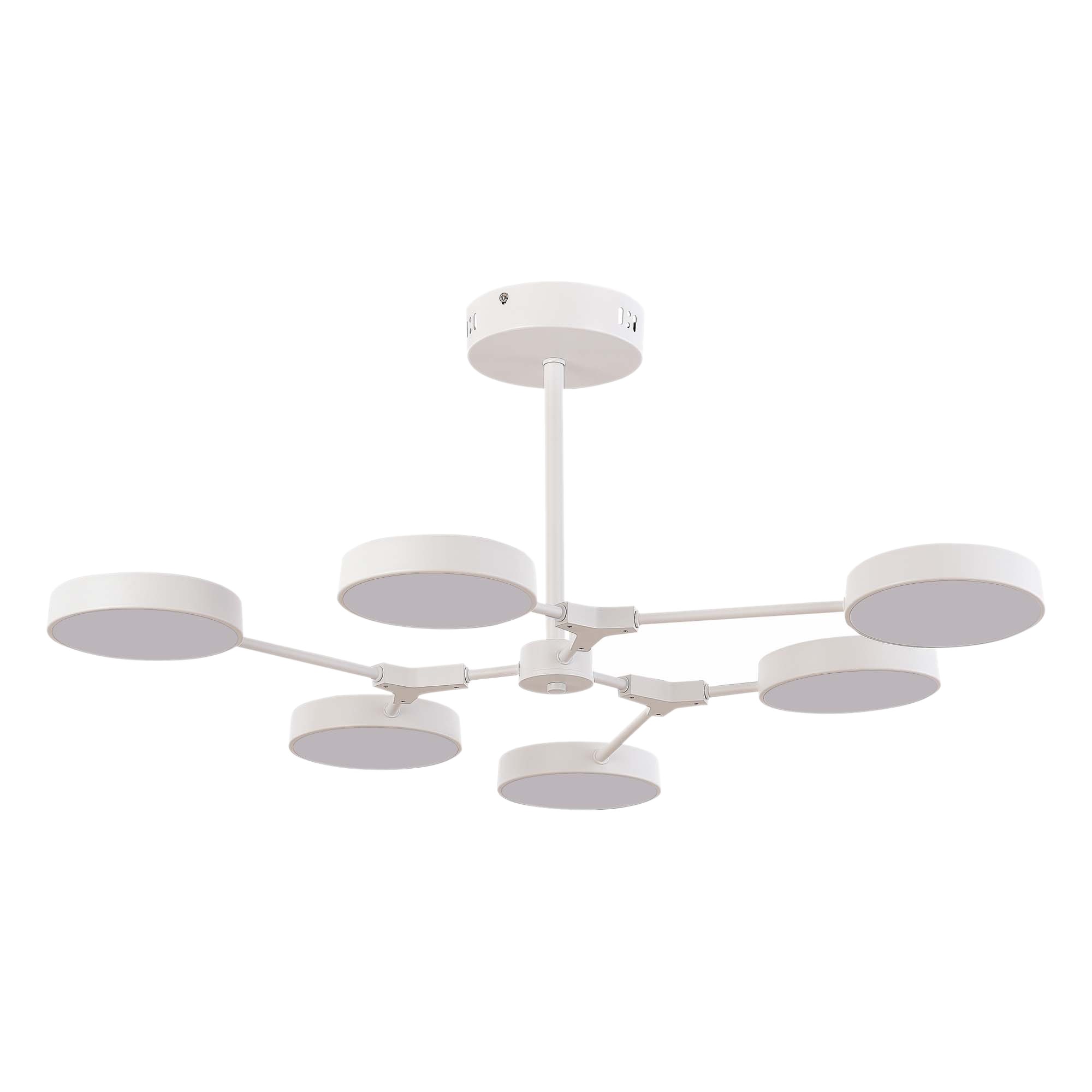 картинка SLE6003-502-06 Светильник потолочный Белый/Белый LED 6*10W