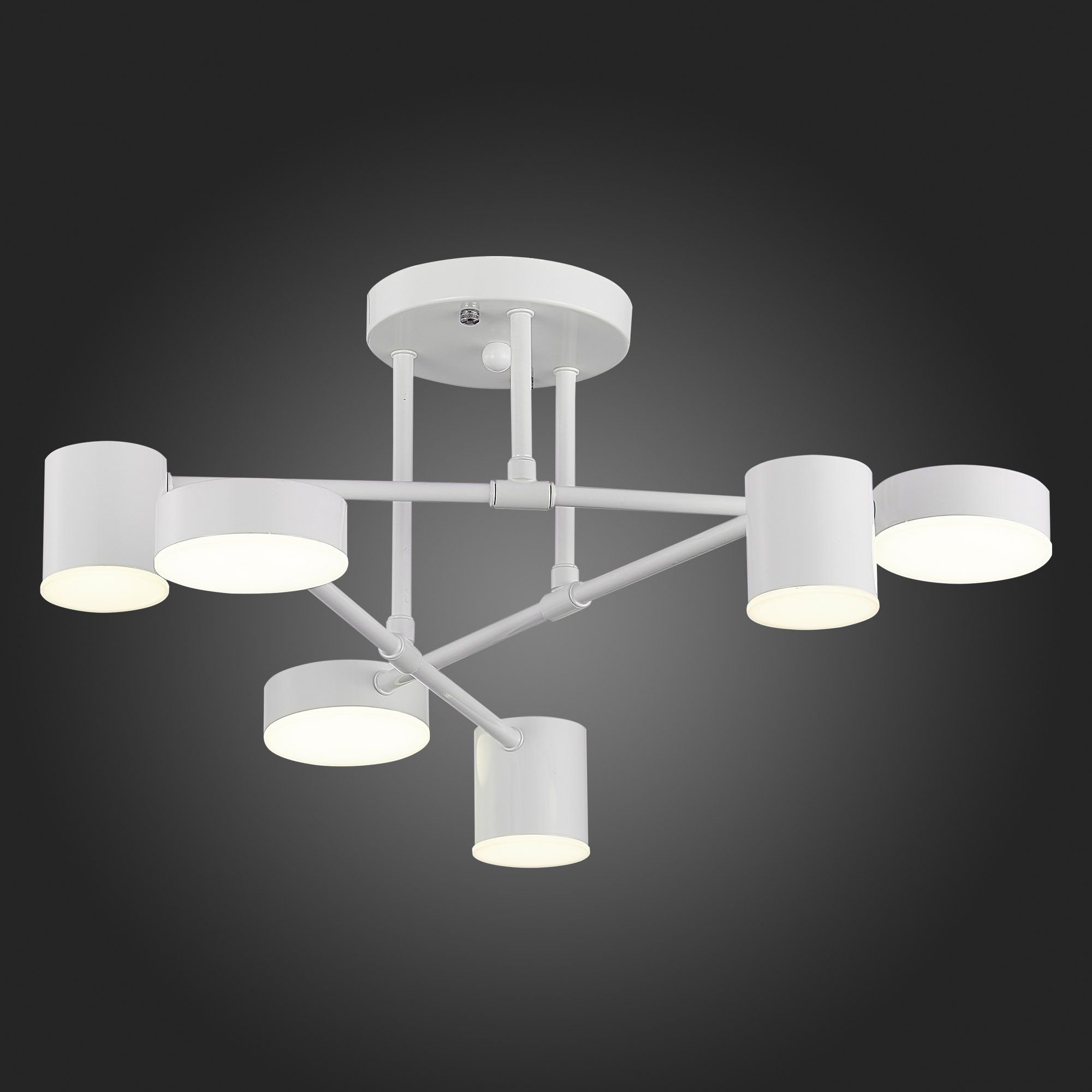 картинка SLE201052-06 Светильник потолочный Белый/Белый LED 6*7W 4000K