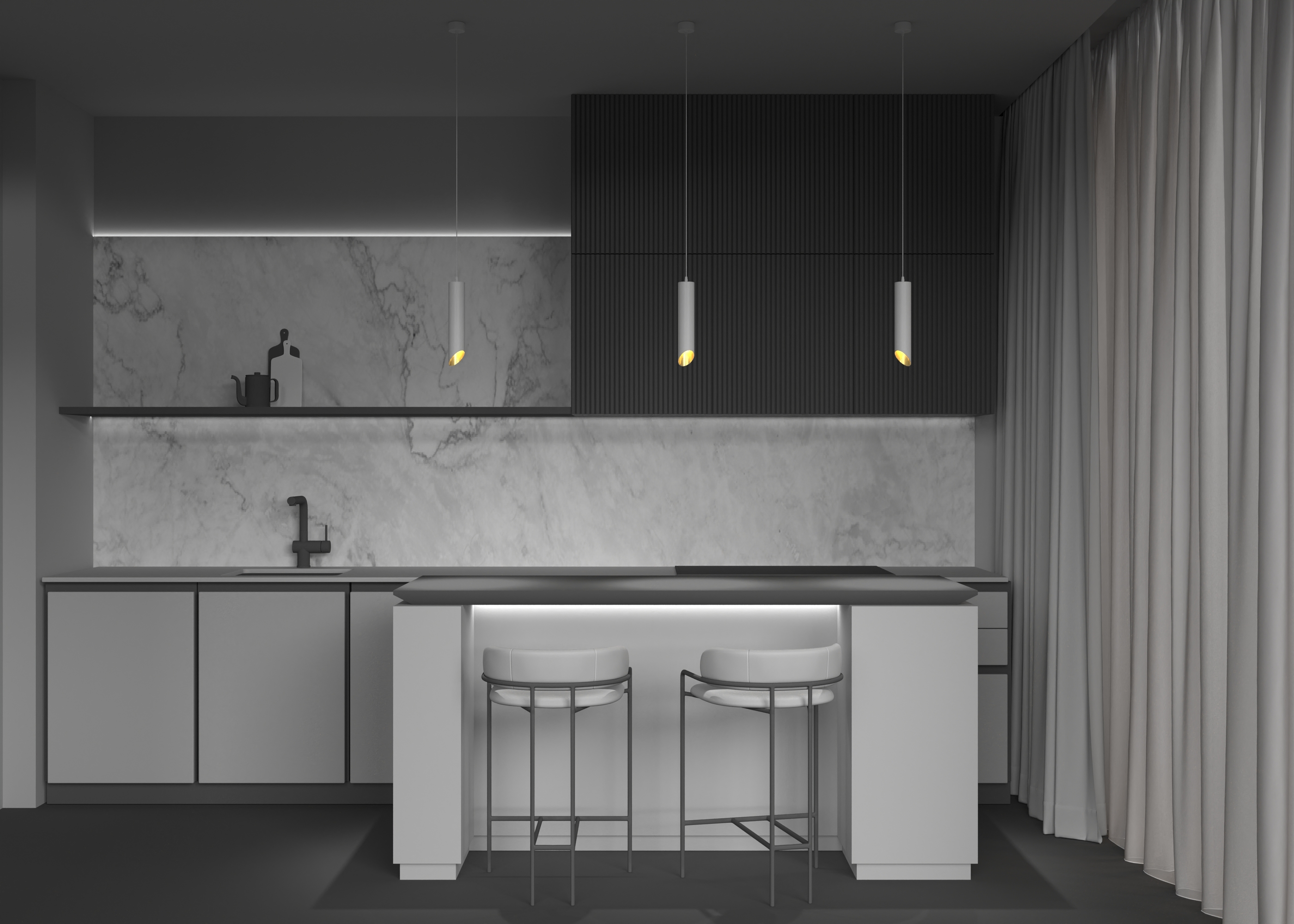 картинка Подвесной светильник Technical P044PL-01-40GU10-W