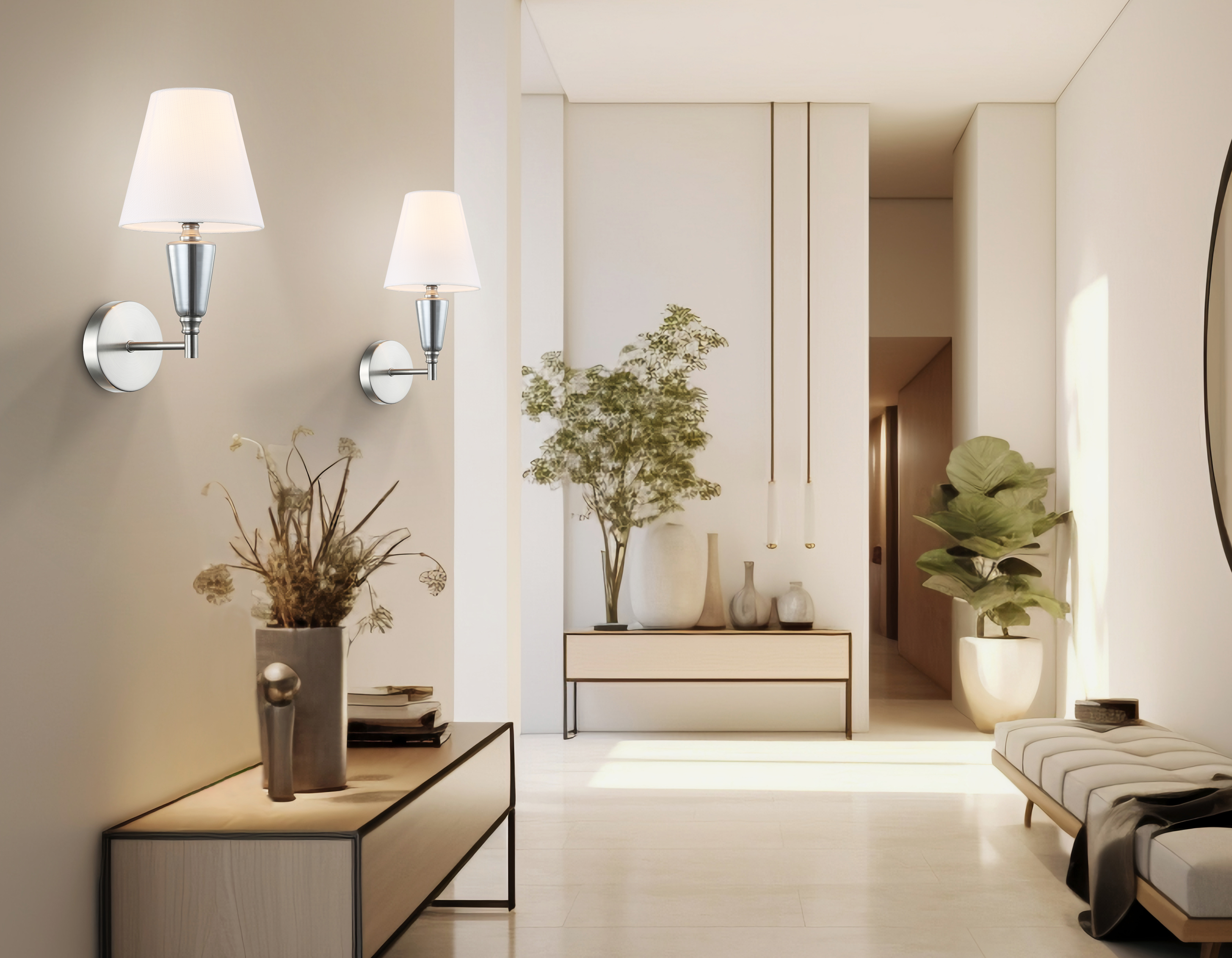 картинка Настенный светильник с абажуром LH75259