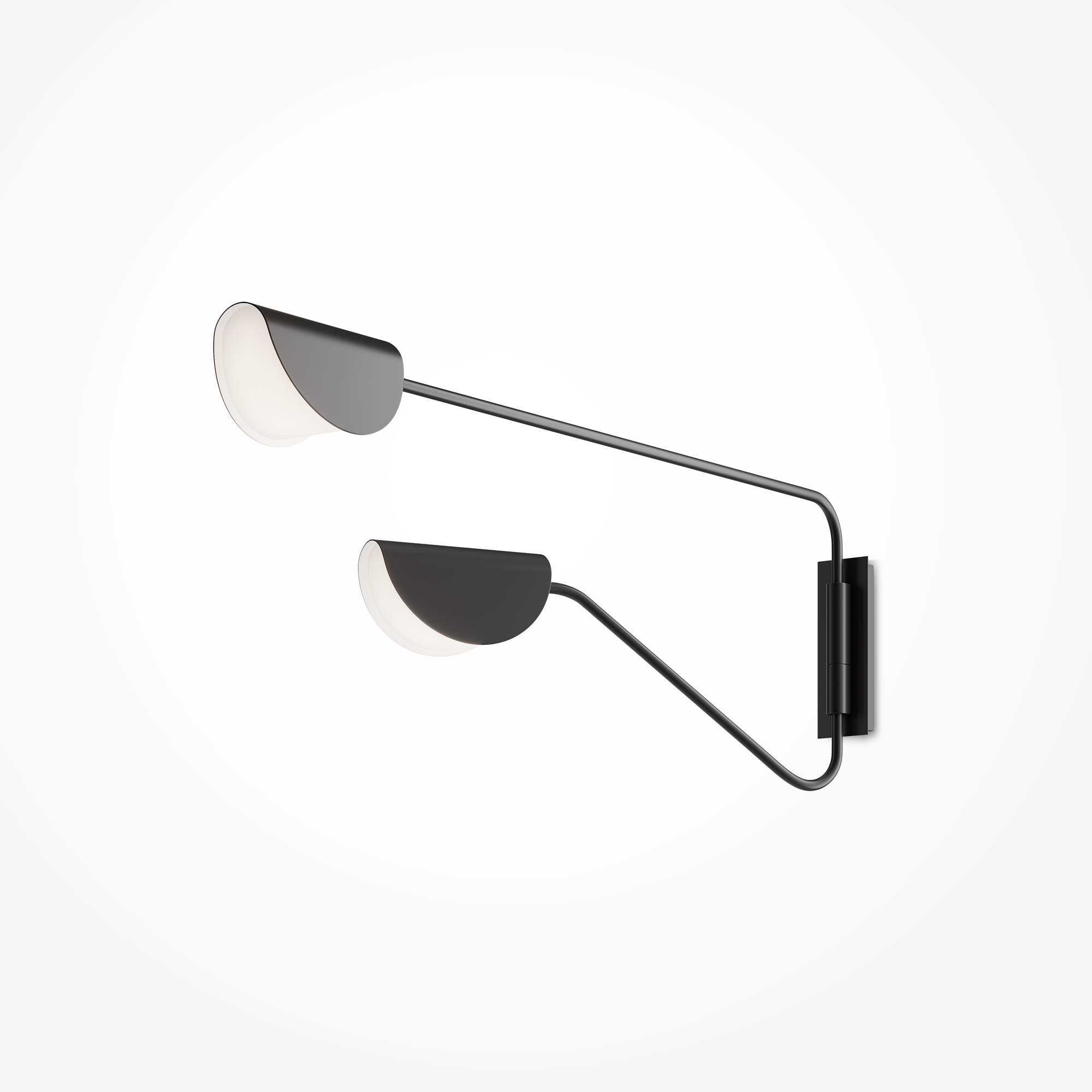 картинка Настенный светильник (бра) Maytoni MOD126WL-02B