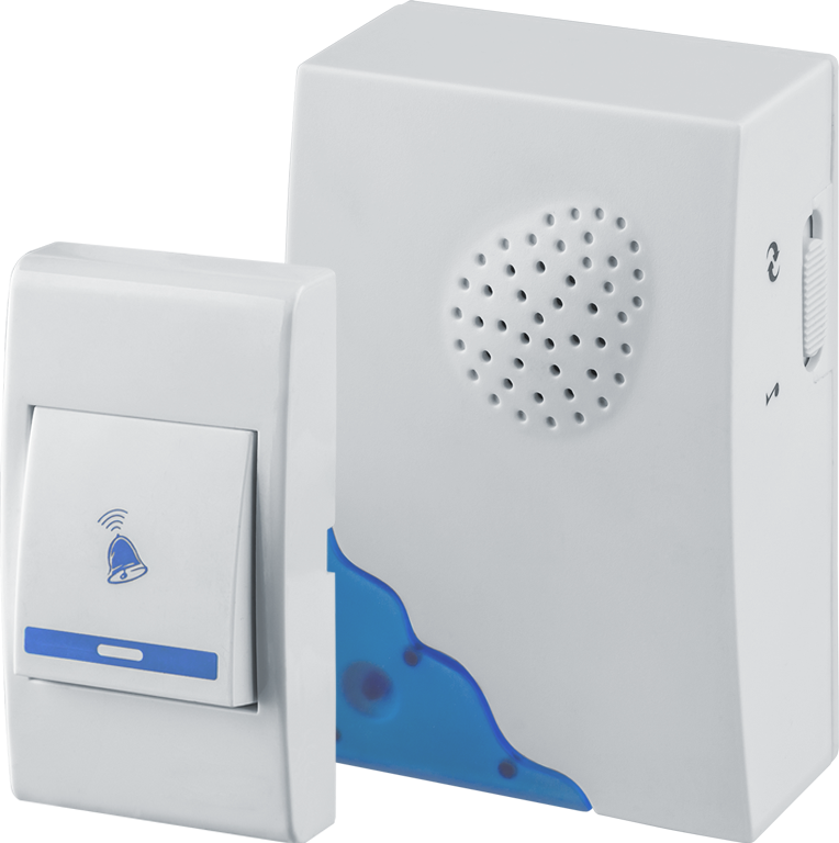картинка Звонок беспроводной 61 267 NDB-A-DC01-1V1-WH Navigator 61267