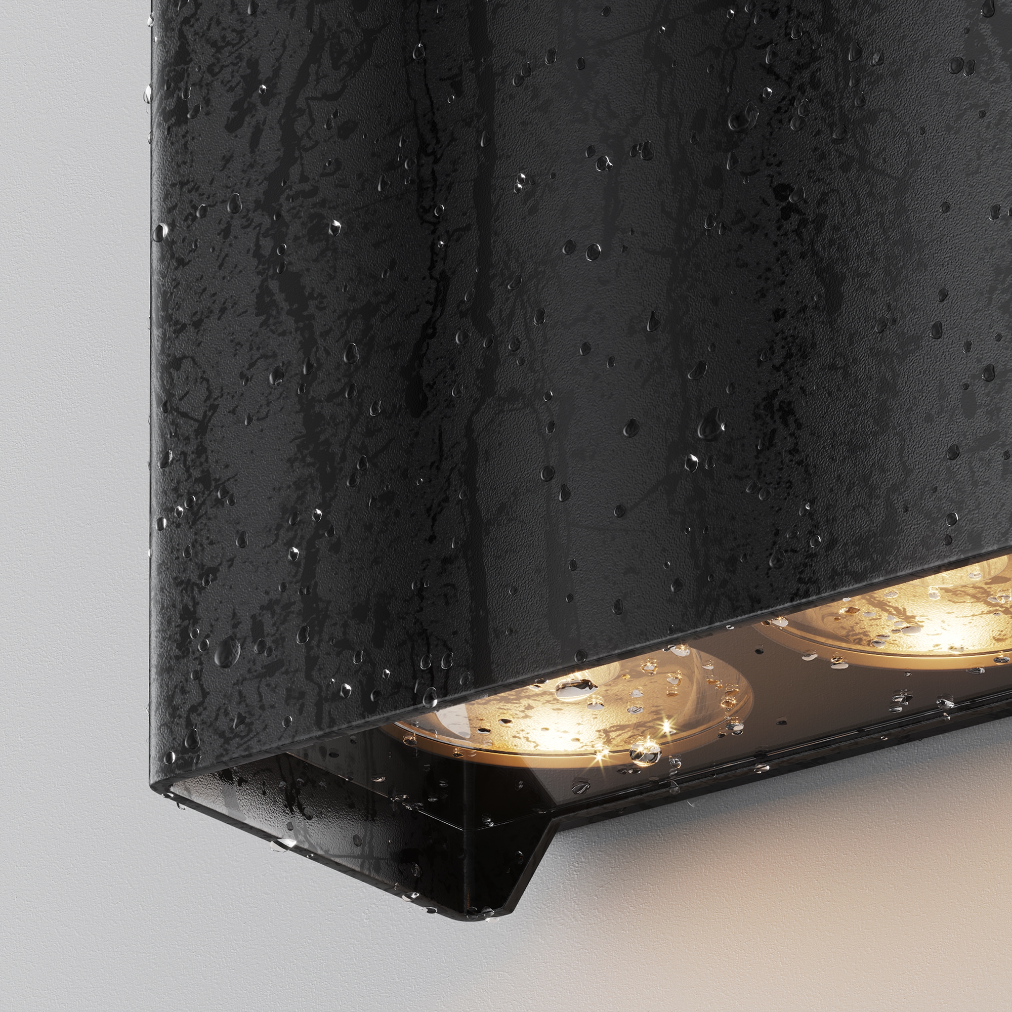 картинка Настенный светильник (бра) Outdoor O570WL-L20B3K