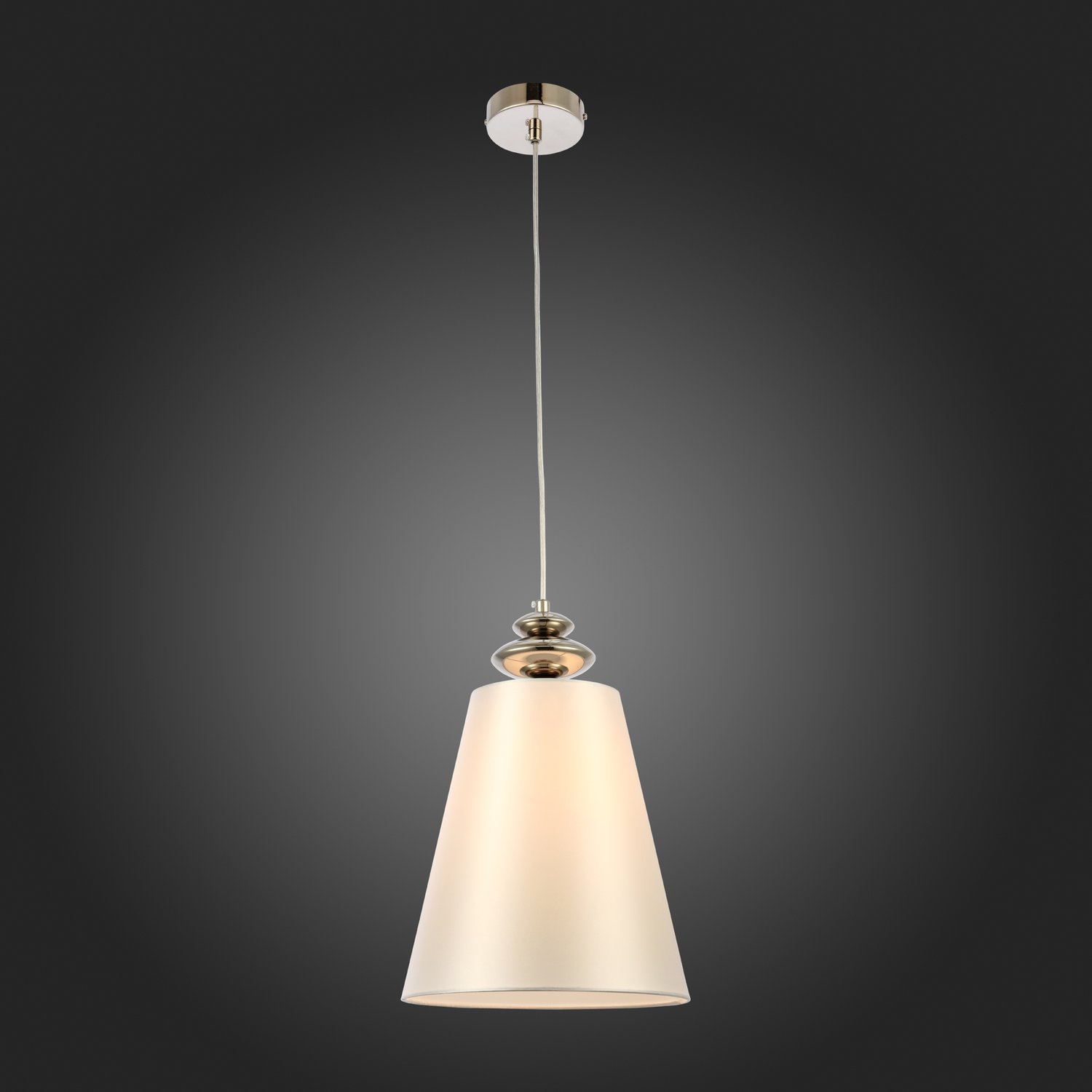 картинка SL1137.103.01 Подвес Никель/Белый E27 1*40W