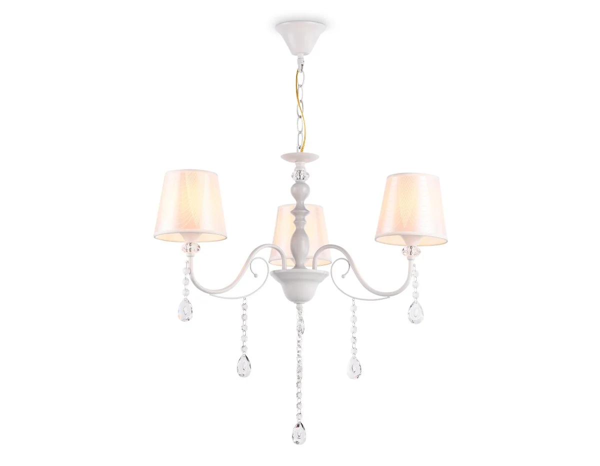 картинка Подвесная люстра с абажуром и хрусталем TR4601