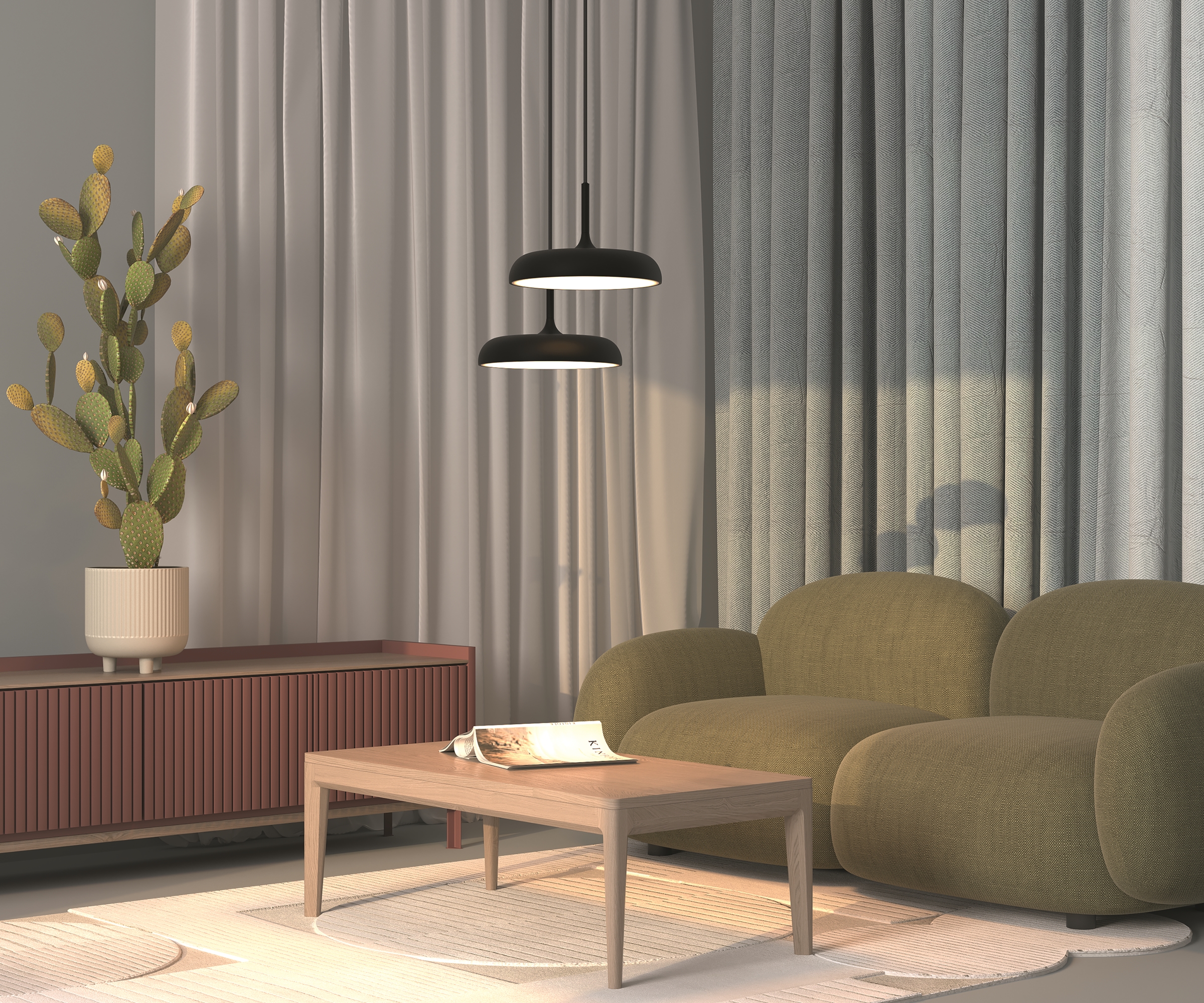 картинка Подвесной светильник Maytoni MOD189PL-L18B3K1