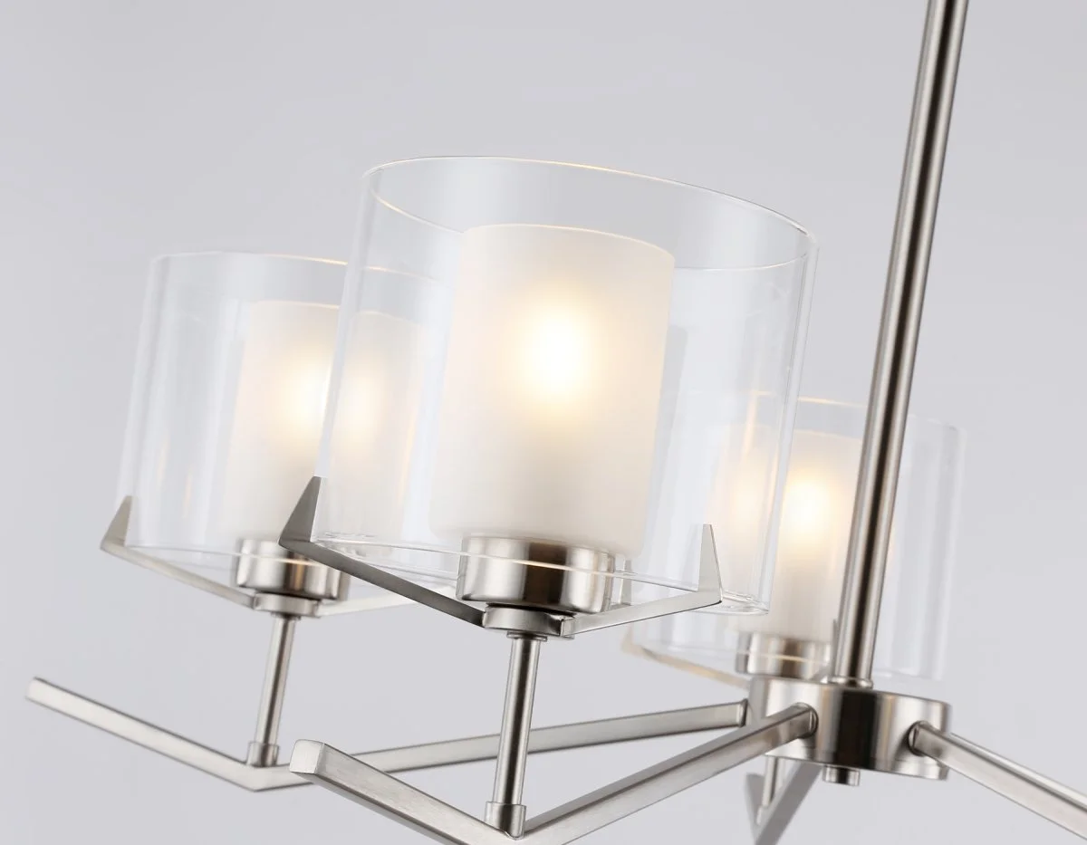 картинка Люстра со стеклянными плафонами на штанге LH57001