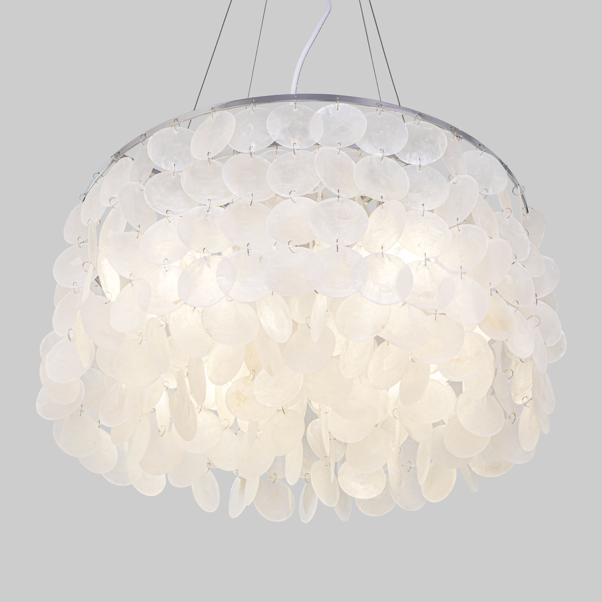 картинка Подвесной светильник с перламутром 60005/4 хром