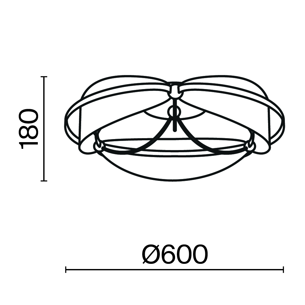 картинка Потолочный светильник Maytoni MOD281CL-L45BS3K