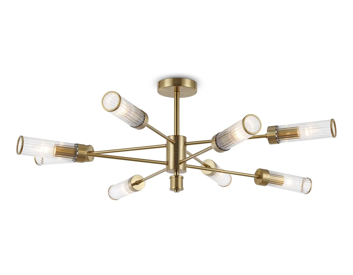 картинка Люстра со стеклянными плафонами на штанге LH55162