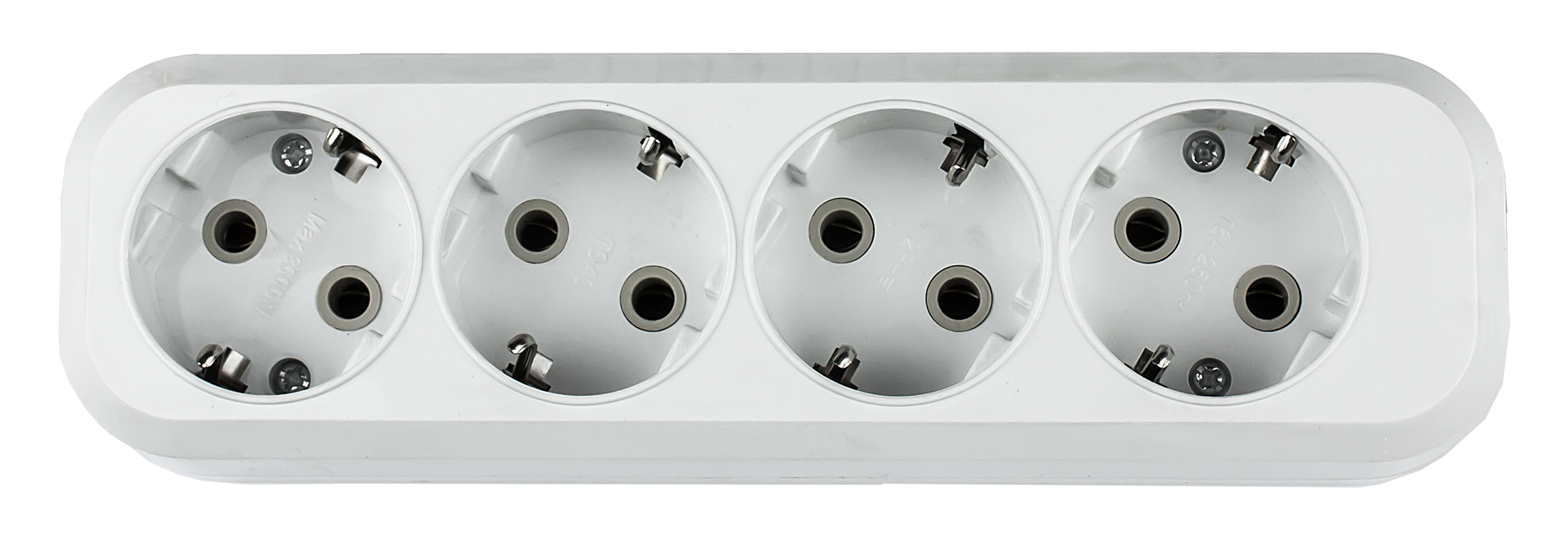 картинка Колодка УЗ-4-GRAND четырехместная с заземлением 5140 IN HOME