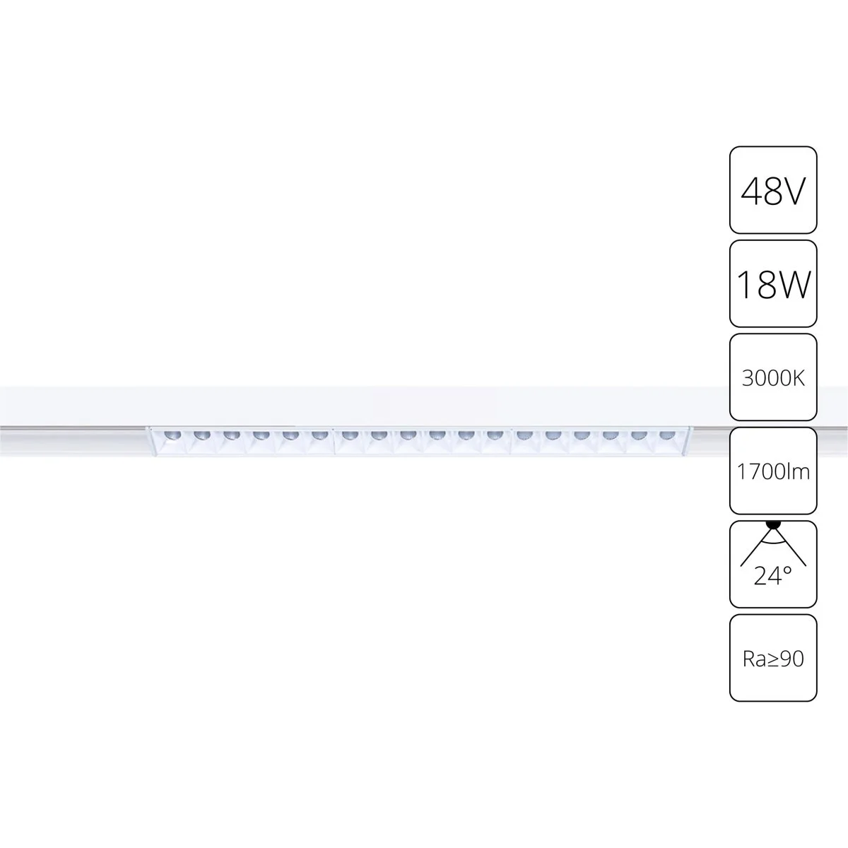 картинка Магнитный трековый светильник Arte Lamp LINEA A4675PL-1WH