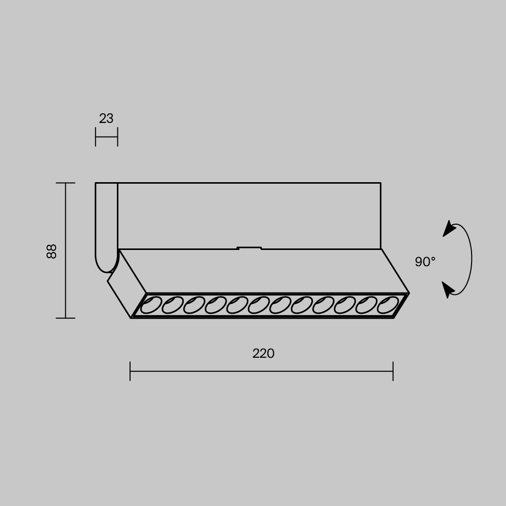 картинка Потолочный светильник Technical C136CL-12W4K-W
