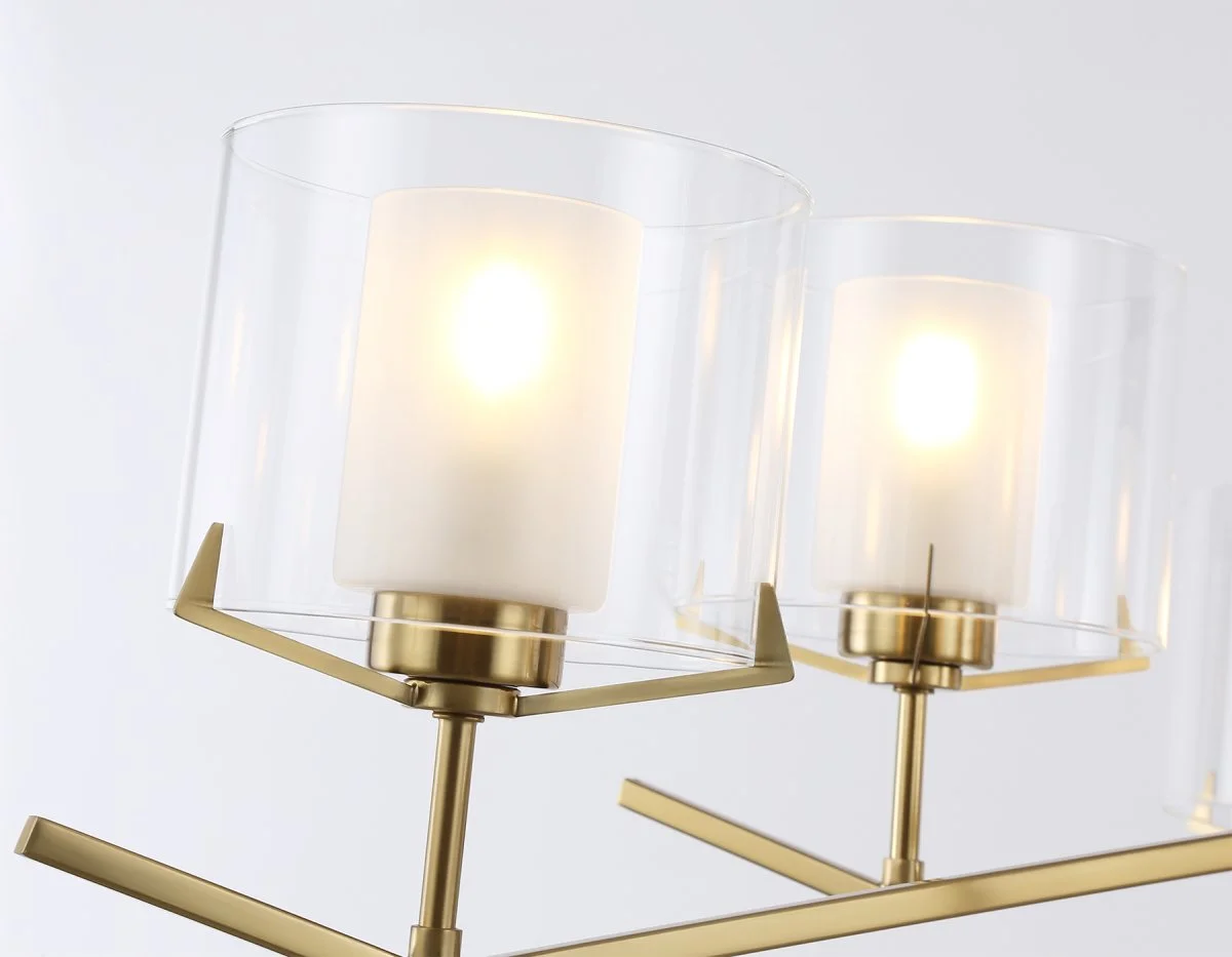 картинка Люстра со стеклянными плафонами на штанге LH57008