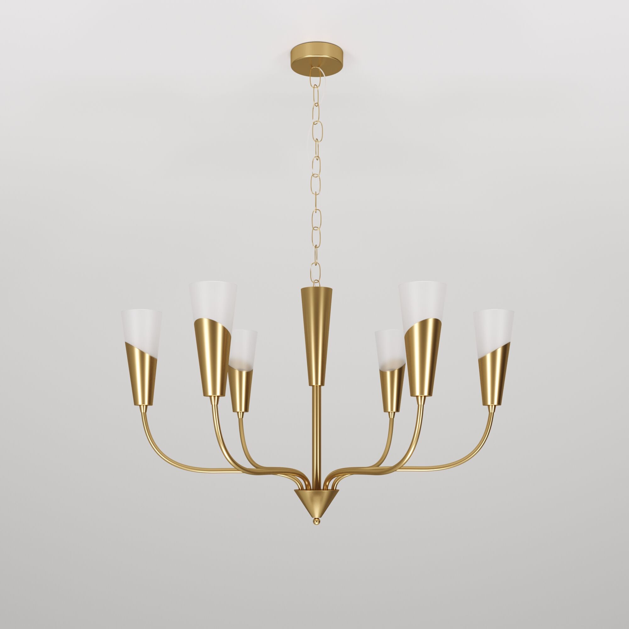 картинка Умный подвесной светильник Rhyton 60167/6 латунь 60167/6 латунь