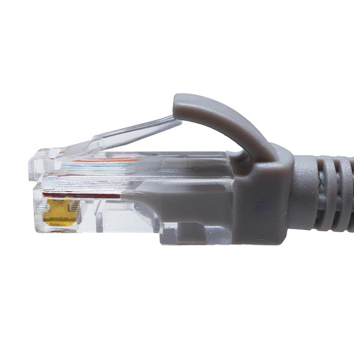картинка Патч-корд U/UTP кат.5E 4х2х26AWG (7х0.16мм) Cu LSZH сер. 0.5м SUPRLAN 10-0141