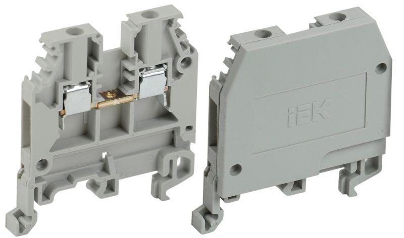картинка Зажим наборный ЗНИ-2.5кв.мм (JXB24А) сер. IEK YZN10-002-K03