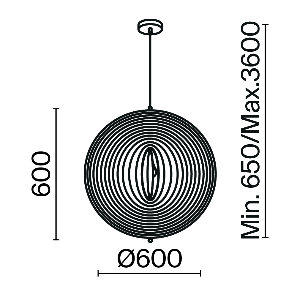 картинка Подвесной светильник Maytoni MOD197PL-01W2