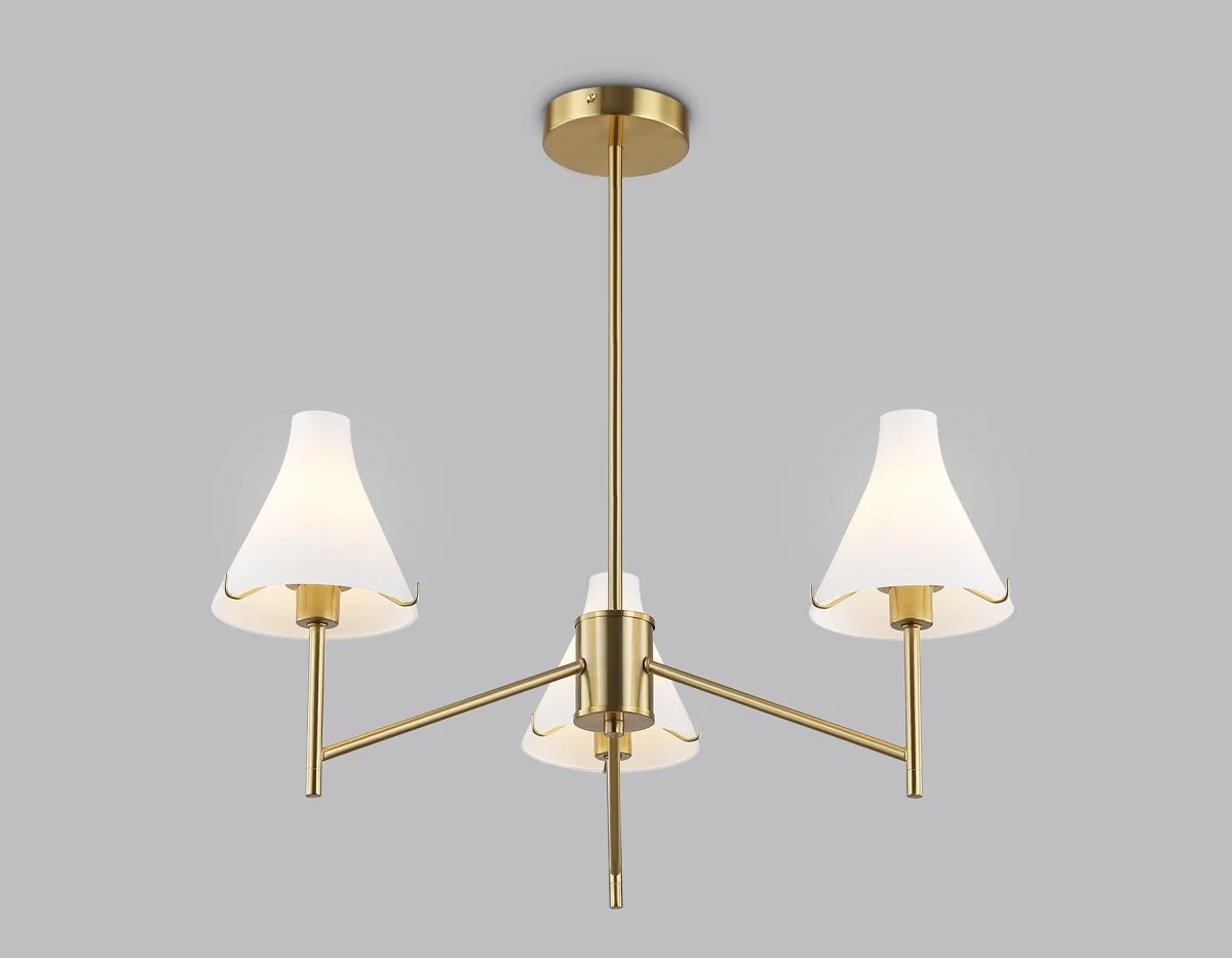 картинка Люстра со стеклянными плафонами на штанге LH57131