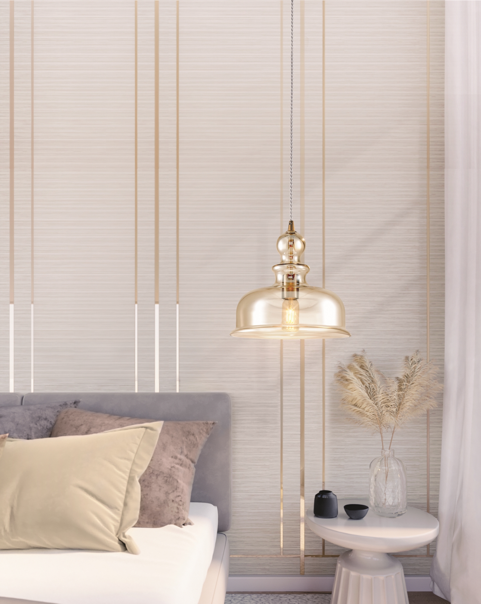 картинка Подвесной светильник Maytoni P001PL-01BZ