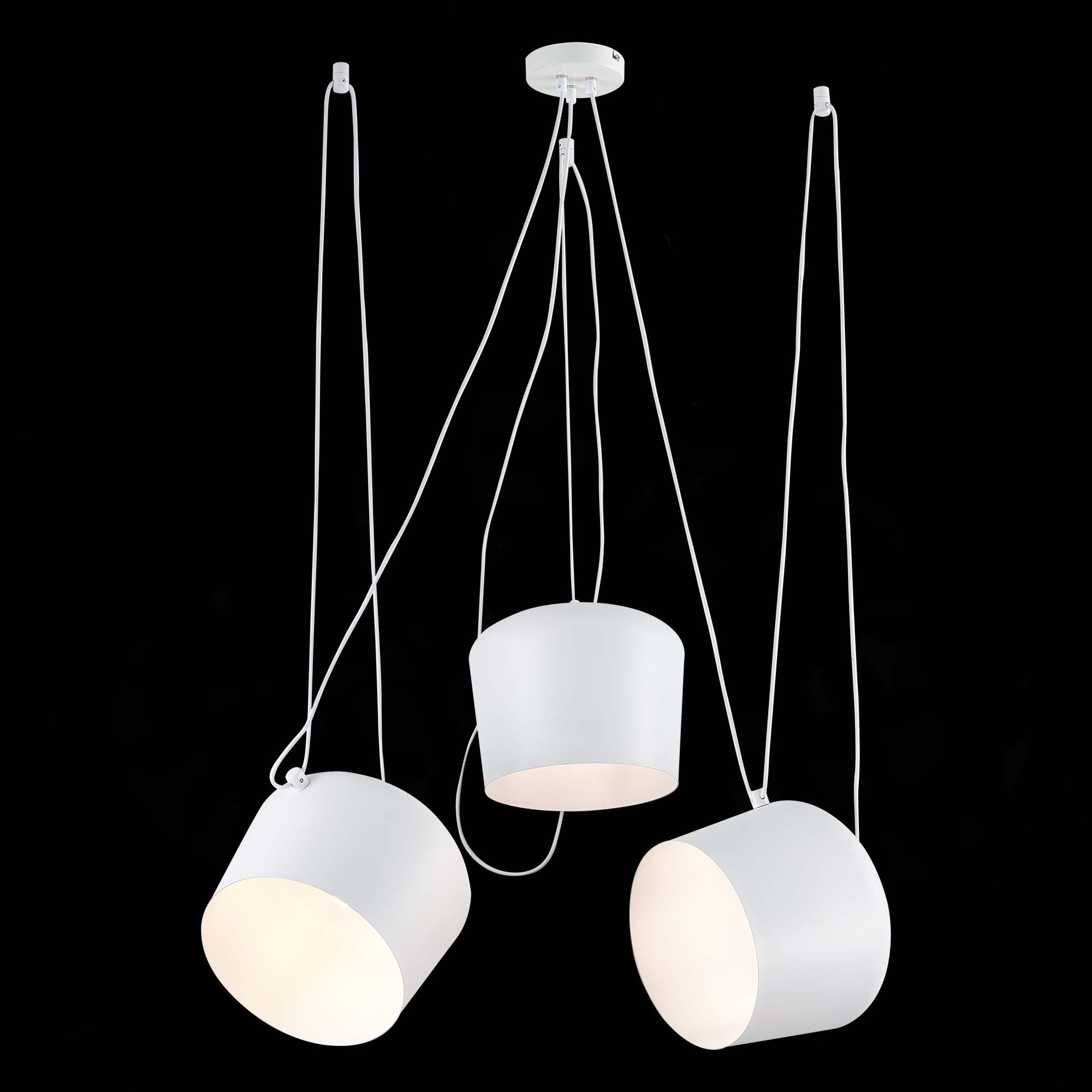 картинка SLE120653-03 Светильник подвесной Белый/Белый E27 3*40W