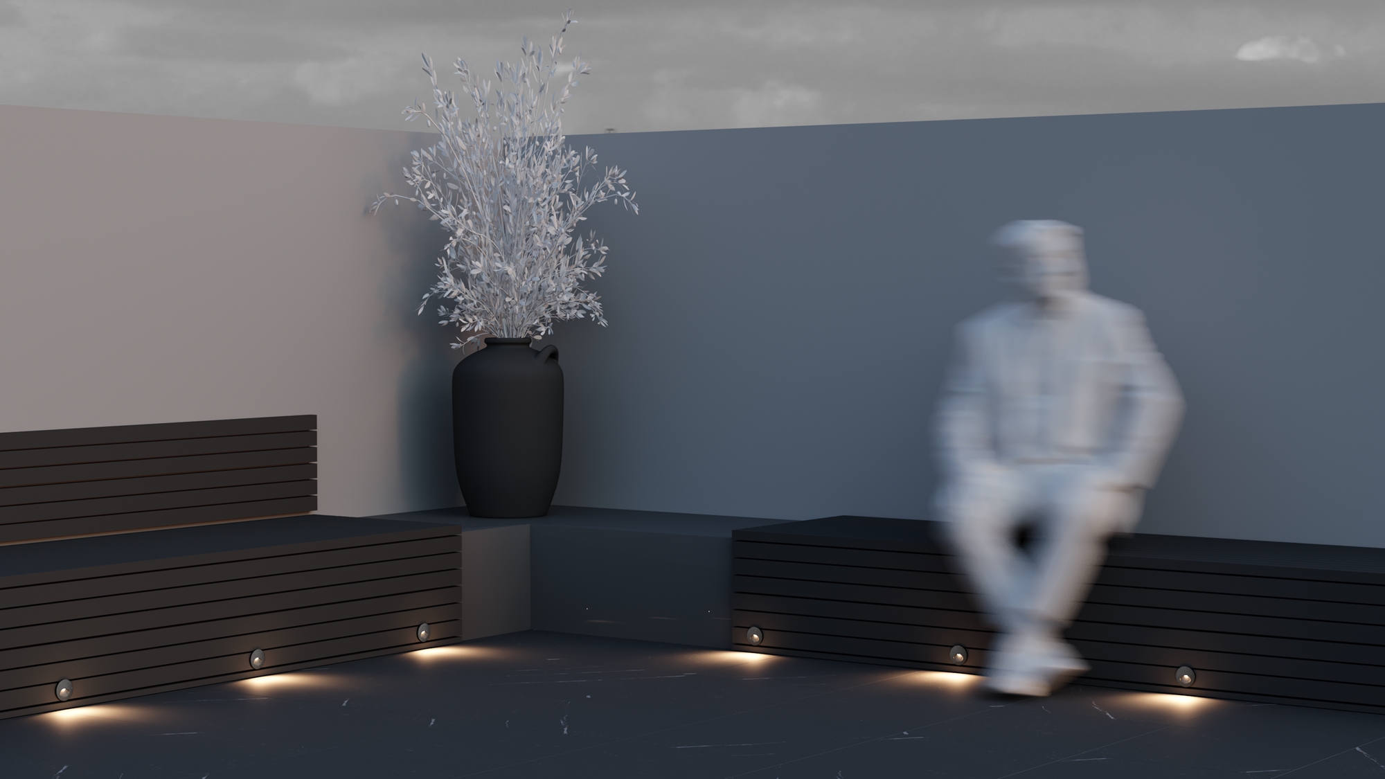 картинка Подсветка для лестниц Outdoor O015SL-L3B3K