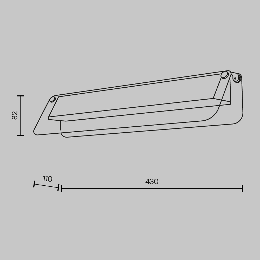 картинка Настенный светильник (бра) Maytoni MOD296WL-L10BS3K
