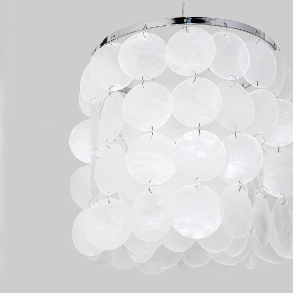 картинка Подвесной светильник с перламутром 60185/1 хром/перлаиутр