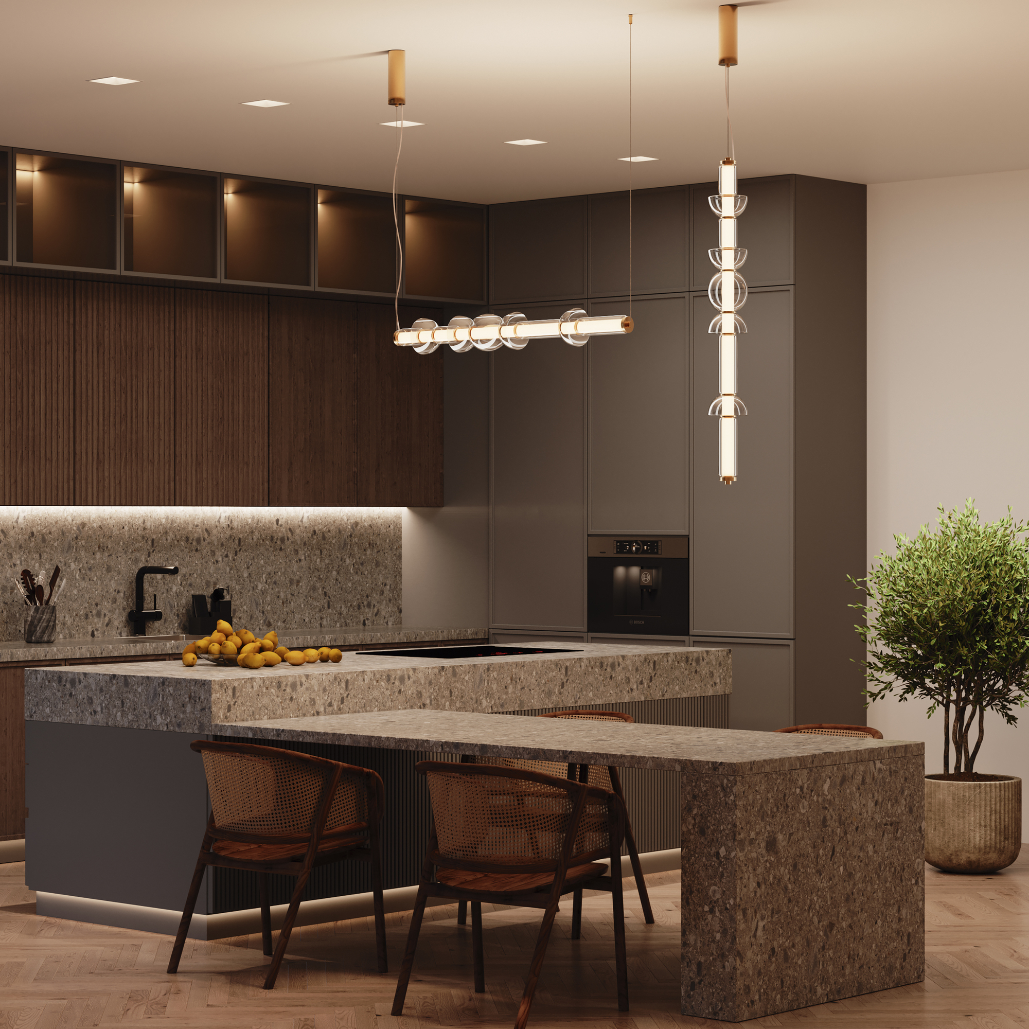 картинка Подвесной светильник Maytoni MOD210PL-L39BS3K