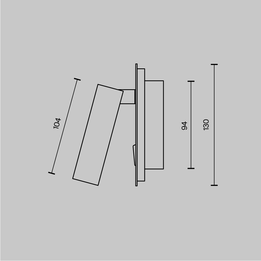 картинка Настенный светильник (бра) Technical C175-WL-01-6W-W