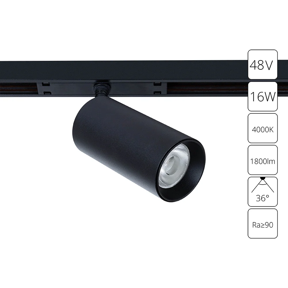 картинка Магнитный трековый светильник Arte Lamp OPTIMA A7262PL-1BK