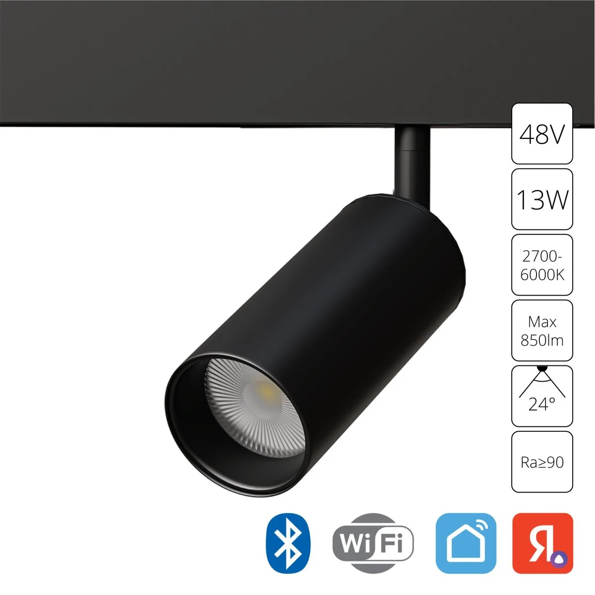 картинка Магнитный трековый светильник Arte Lamp LINEA SMART A4691PL-1BK