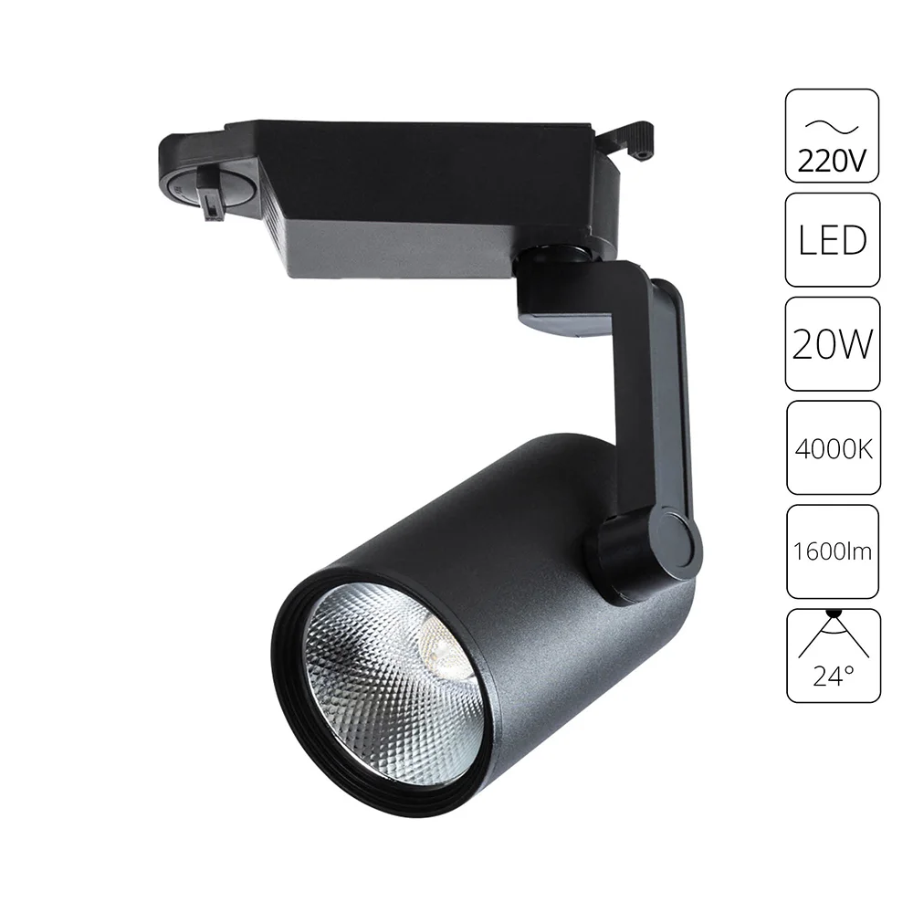 картинка Трековый светильник Arte Lamp TRACCIA A2320PL-1BK