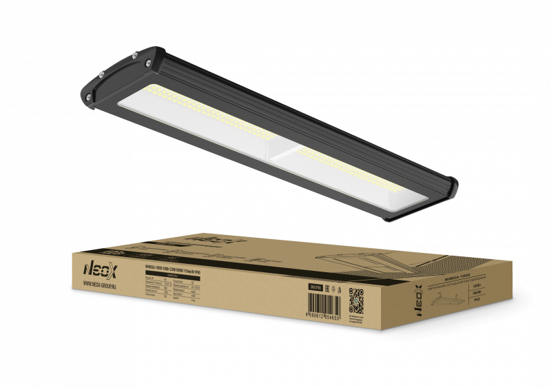 картинка Светильник складской светодиодный WHB02A-10050 100Вт 230В 5000К 11000Лм 110Лм/Вт IP65 без пульсации NEOX