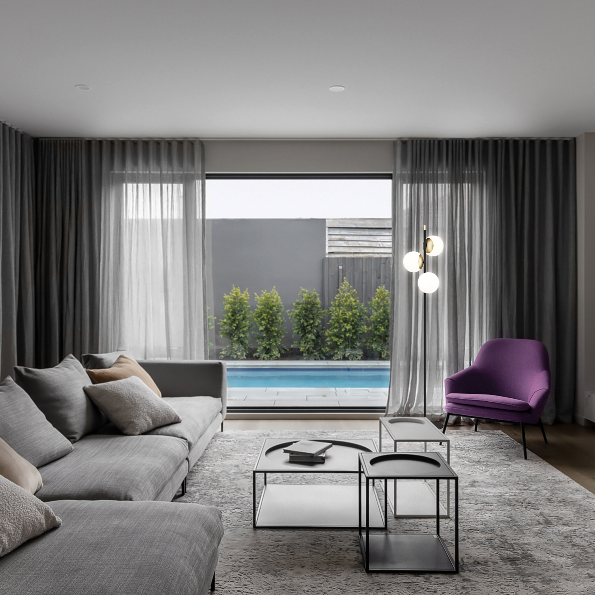 картинка Напольный светильник (торшер) Maytoni MOD048FL-03G