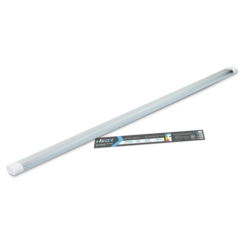 картинка Светильник светодиодный ДПО-112 ПРИЗМА 36Вт 160гр 6500К 1200мм IP40 NEOX