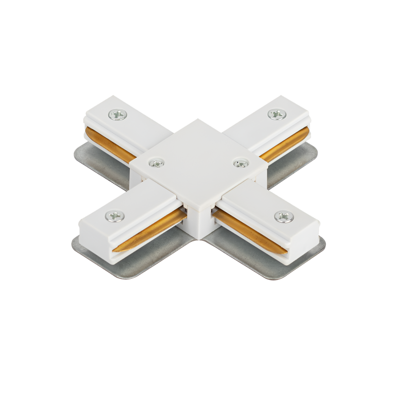 картинка Коннектор X-тип XRB-WH для шинопровода RB белый IN HOME