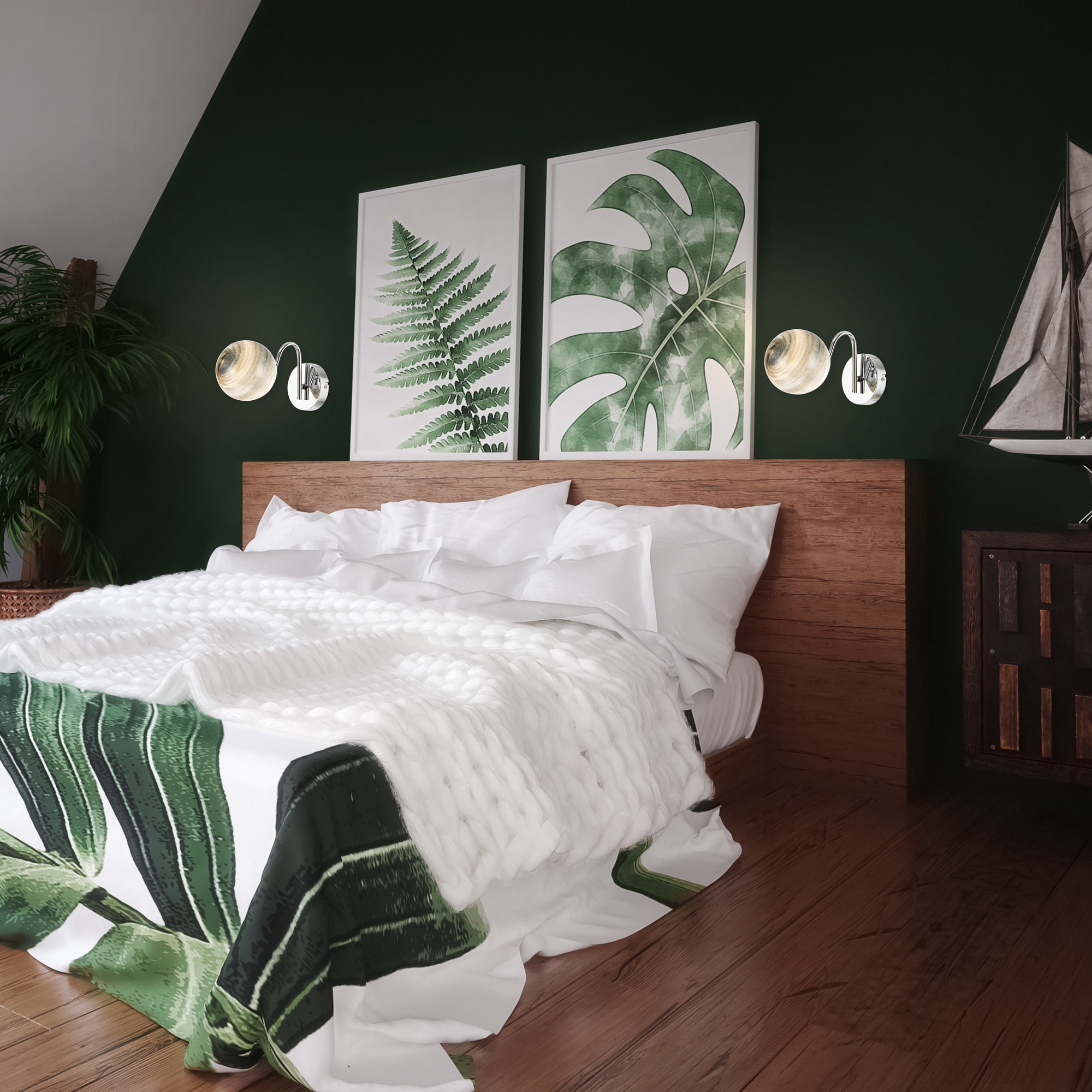 картинка Настенный светильник (бра) Freya FR5013WL-01CH