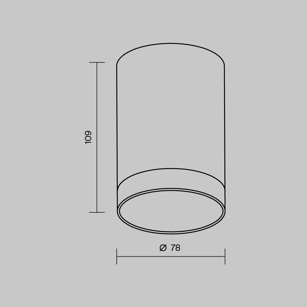 картинка Потолочный светильник Outdoor O500CL-L10B3K