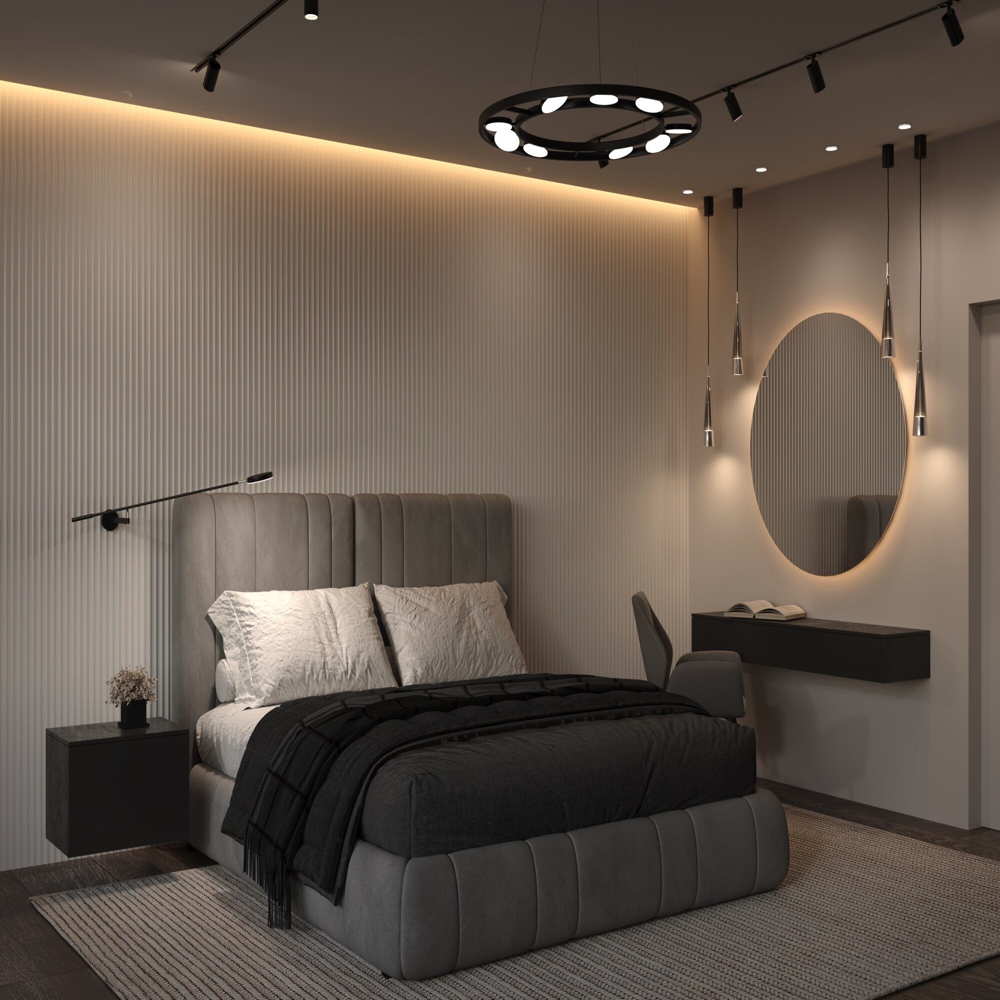 картинка Подвесной светильник Maytoni MOD070PL-L63B3K